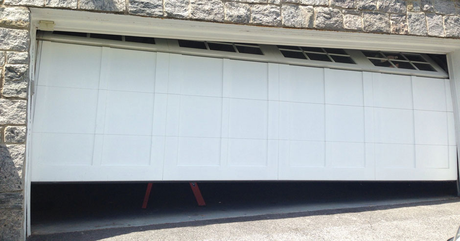 Broken garage door repairs Greenfield
